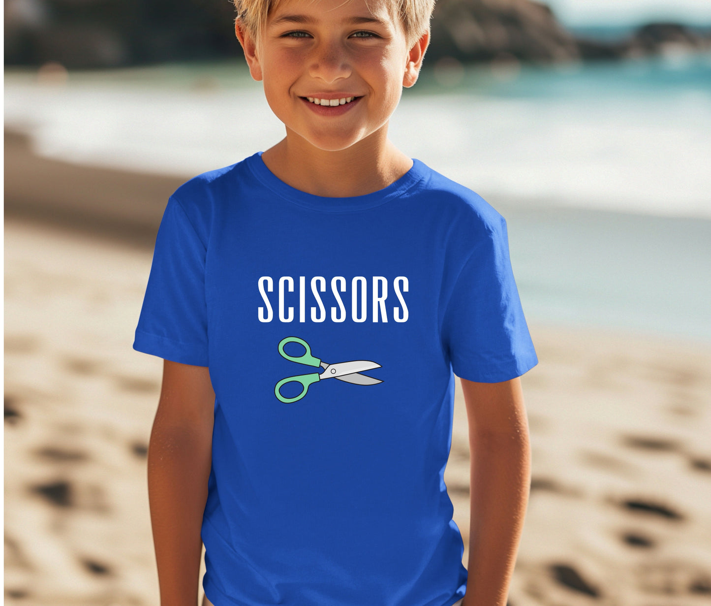 🎉 Rock, Paper, Scissors Matching Kids Shirts 🎉