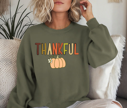 Thankfull Sweatshirt, Funny Halloween Shirt, Skeleton Halloween, Ghost Halloween, Halloween Teacher Sweatshirt, Halloween Gift, Boo