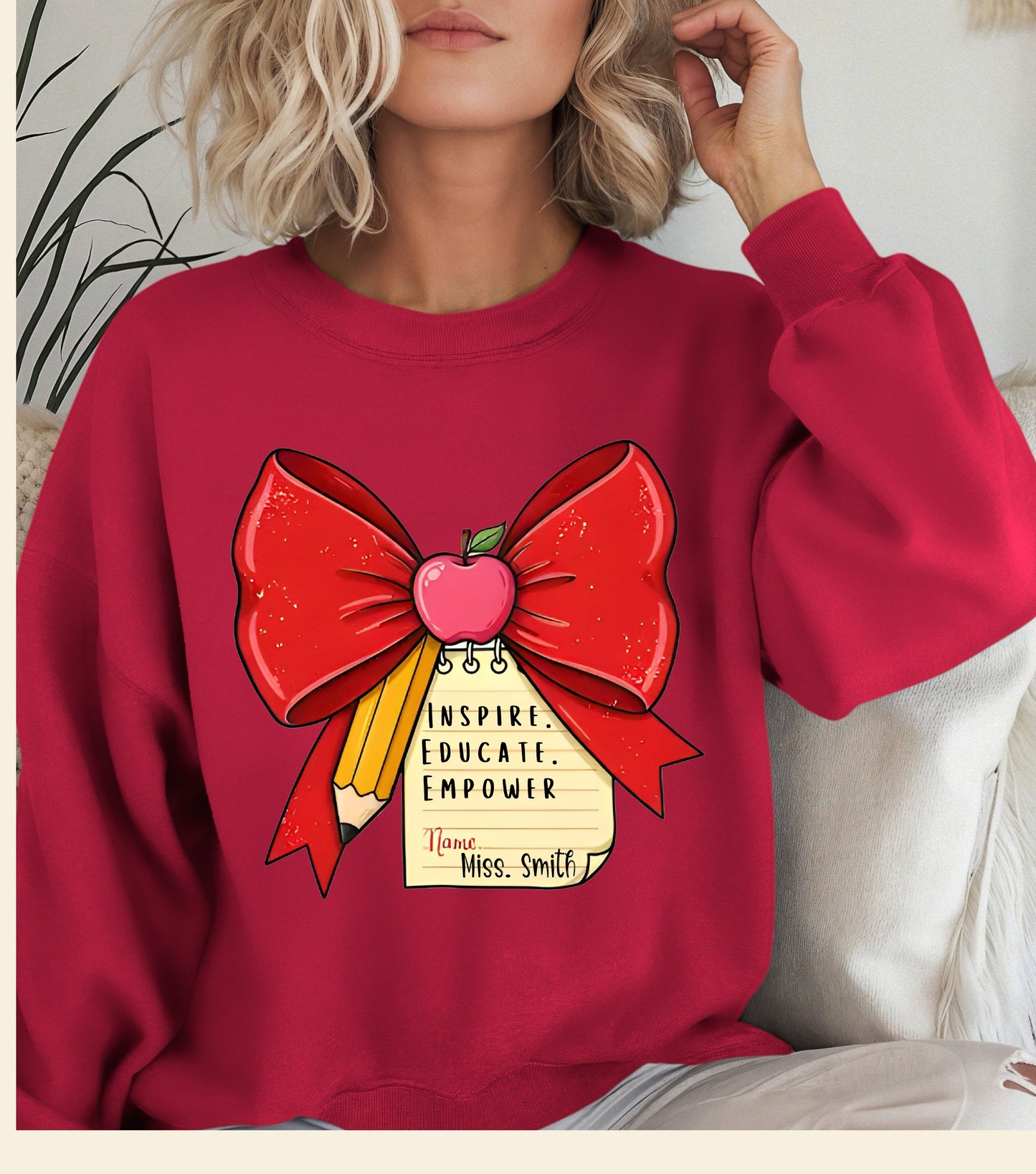Custom Unisex Sweatshirt for teachers, Elementary Teacher Appreciation, Cute Elementary Teacher Appreciation Gift, Teachers Sweatshirt