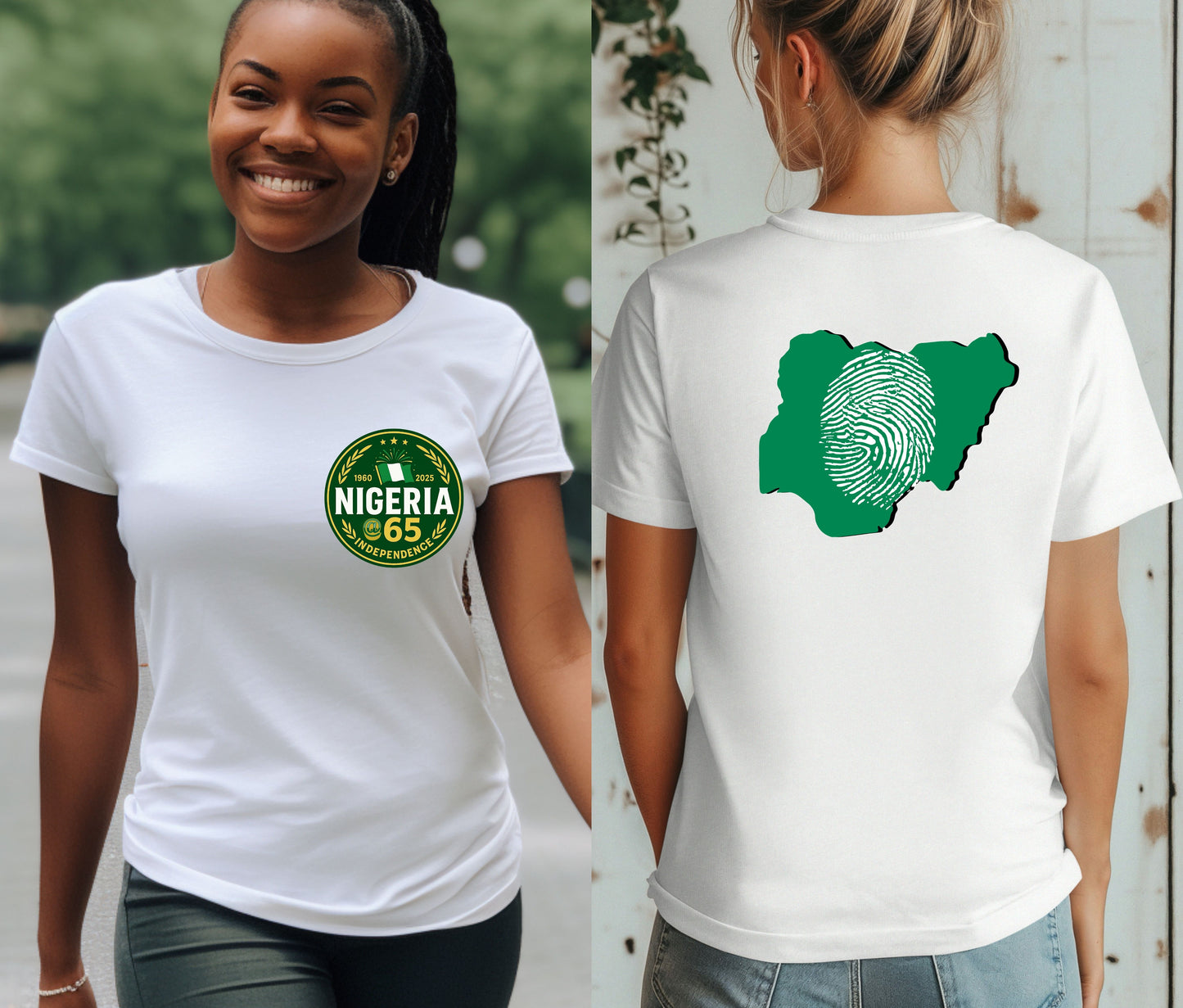 Nigerian Independece Day Shirt , Naija to the World T-Shirt, Nigerian Pride Shirt | African Heritage Tee | Green White Green Nigeria Flag Shirt | Unisex Naija Culture Tee