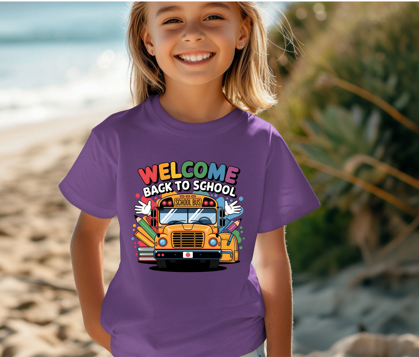 Back to School Shirt for Kids – Custom Name Tee | First Day of School Outfit | Preschool & Kindergarten Shirt | Custom Kids T-Shirt