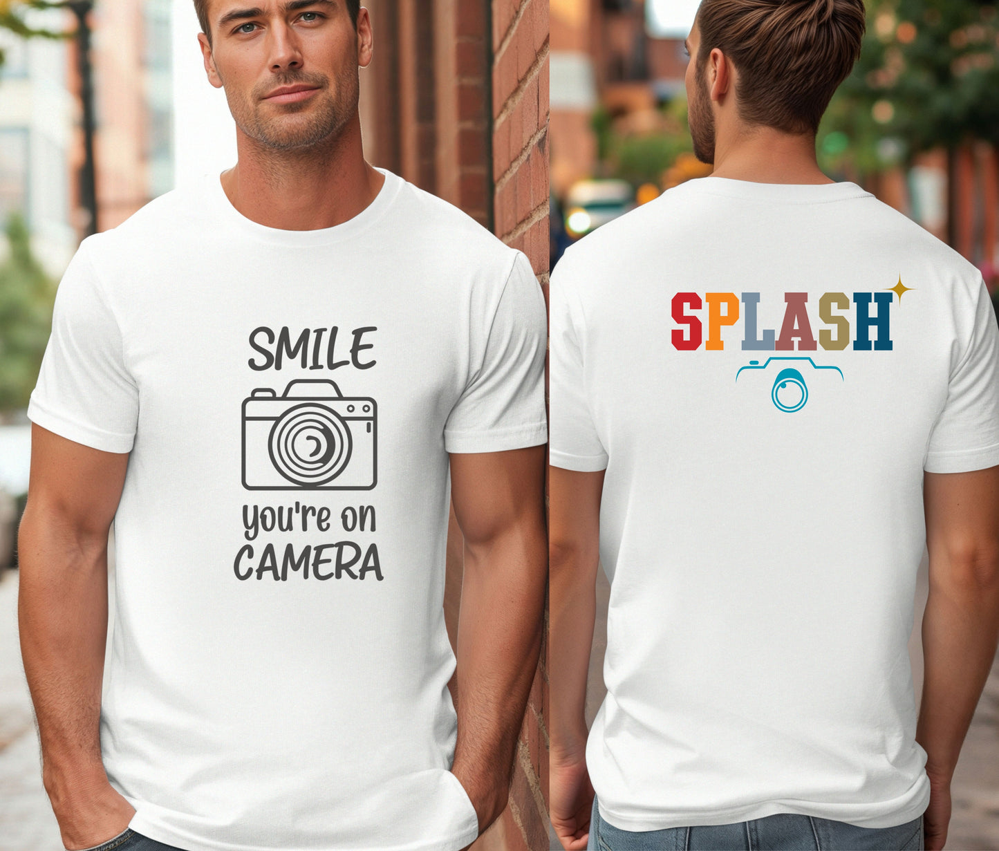Photographer T-Shirt | Camera Graphic Tee | Photography Shirt for Men & Women | Photography Gift | Smile You’re On Camera Shirt