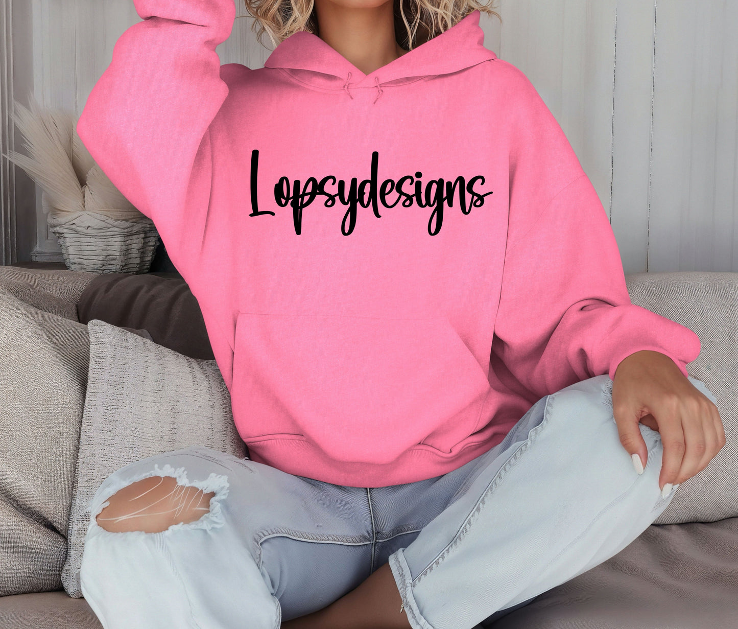 Custom Name Hoodie – Personalized Name Sweatshirt, Unisex Pullover Hoodie, Custom Text Hoodie, Personalized Gift for Him or Her
