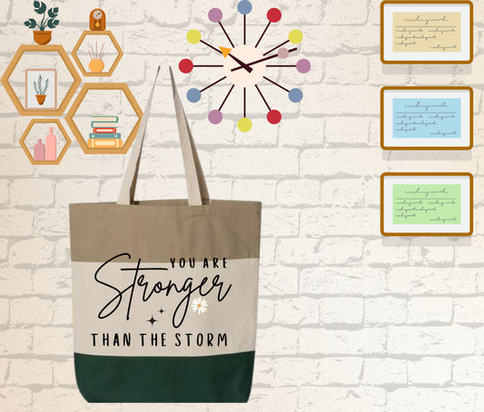 Customized 11L Tri-Color Canvas Tote Bag – Durable, Stylish, and Eco-Friendly Reusable Shoulder Bag for Everyday Use, Shopping, Beach, and Gifts