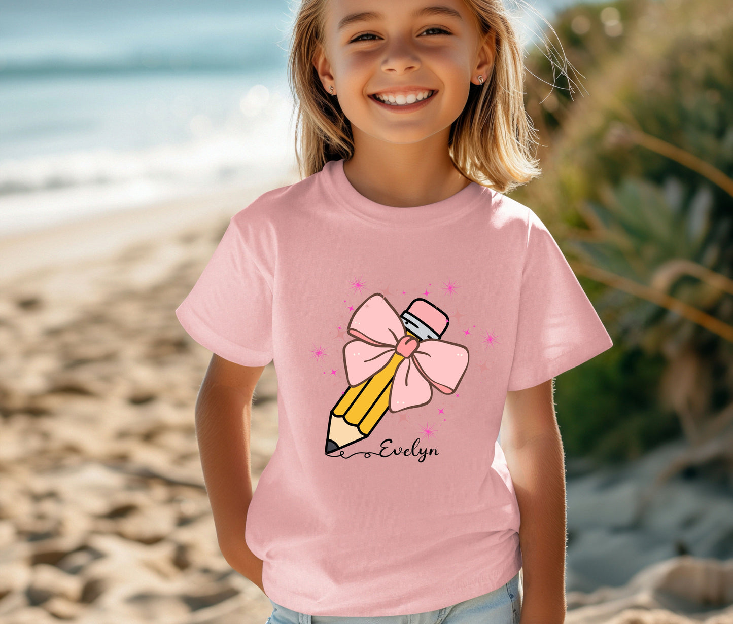 Custom Name Tee | First Day of School Outfit | Kids Shirt | Custom Kids T-Shirt