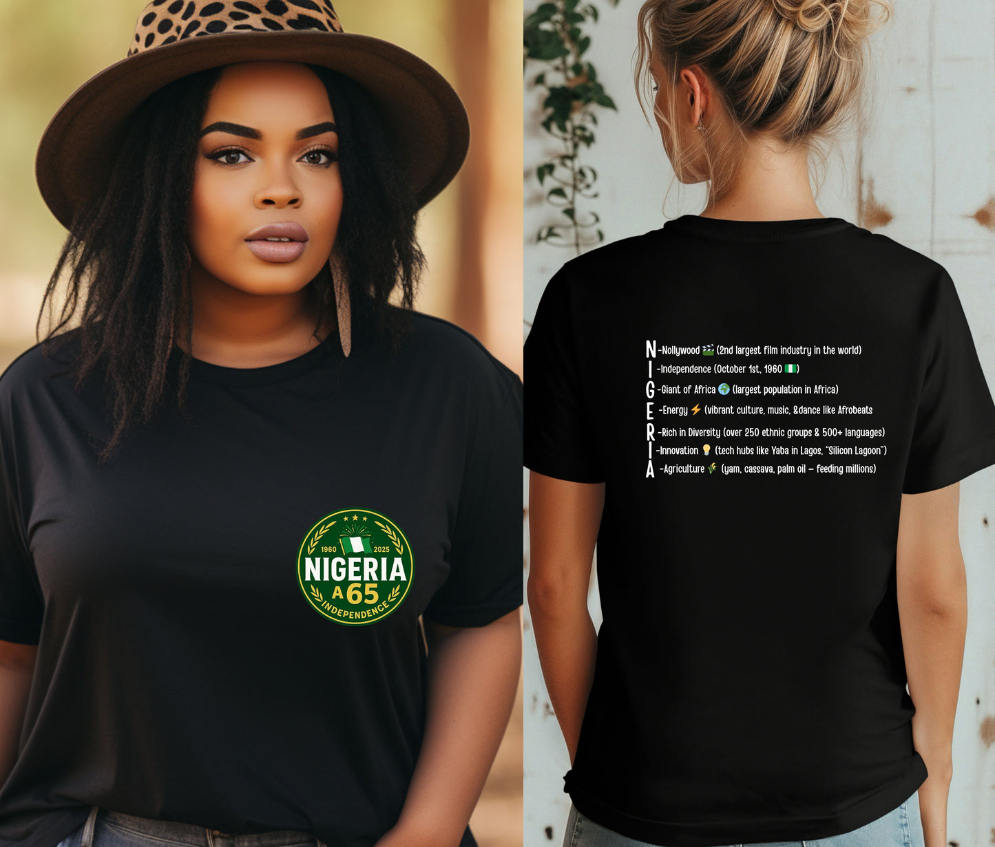 Nigerian Independece Day Shirt , Naija to the World T-Shirt, Nigerian Pride Shirt | African Heritage Tee | Green White Green Nigeria Flag Shirt | Unisex Naija Culture Tee