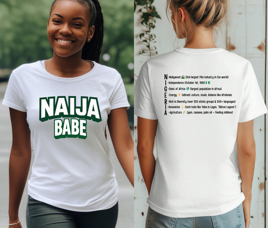 Nigerian Independece Day Shirt , Naija to the World T-Shirt, Nigerian Pride Shirt | African Heritage Tee | Green White Green Nigeria Flag Shirt | Unisex Naija Culture Tee