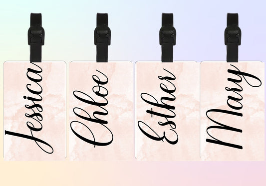 ✈️ Personalized Double-Sided Luggage Tag – Perfect for Travel, Backpacks & Bags