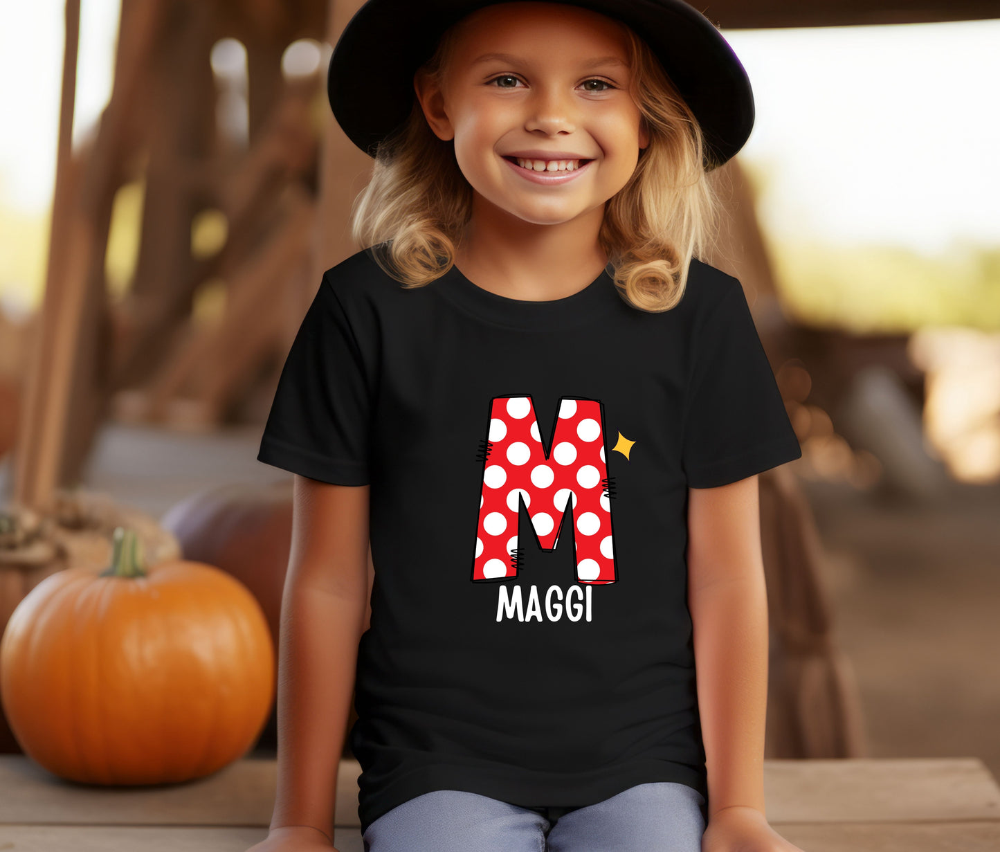 π Personalized Alphabet Kids Shirts β Fun Initial Tees with Custom Styles π