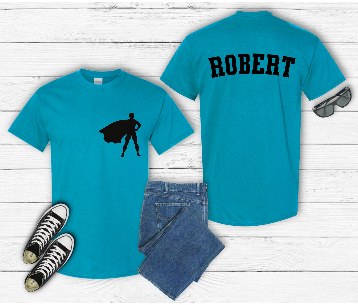 Kids Personalized Pocket Image T-Shirt β Custom Name Tee with Fun Front Pocket Design Choice