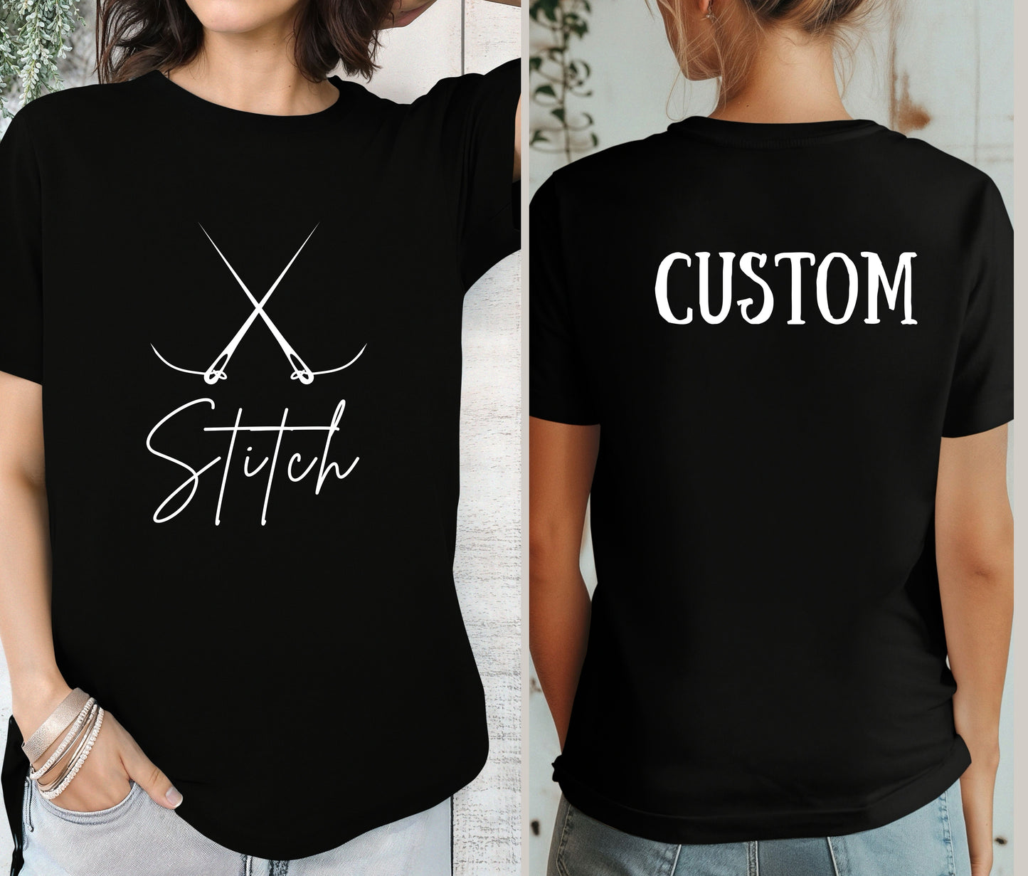 Custom Logo Shirt with Company Name on Back β Personalized Business Branding Tee β Custom Workwear T-Shirt for Teams, Events, and Staff