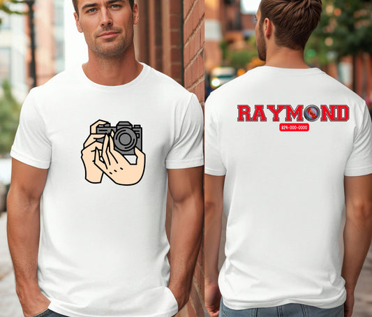 Photographer T-Shirt | Camera Graphic Tee | Photography Shirt for Men & Women | Photography Gift | Smile You’re On Camera Shirt