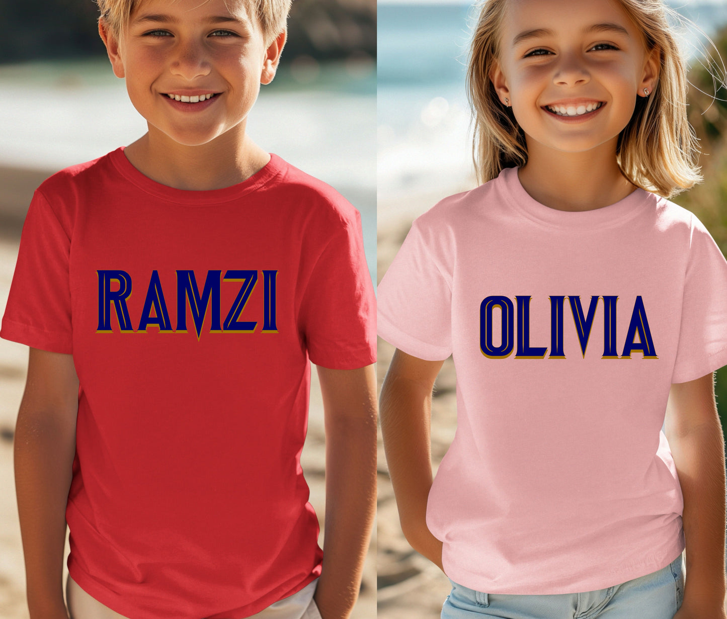 Custom Name Tee | First Day of School Outfit | Kids Shirt | Custom Kids T-Shirt