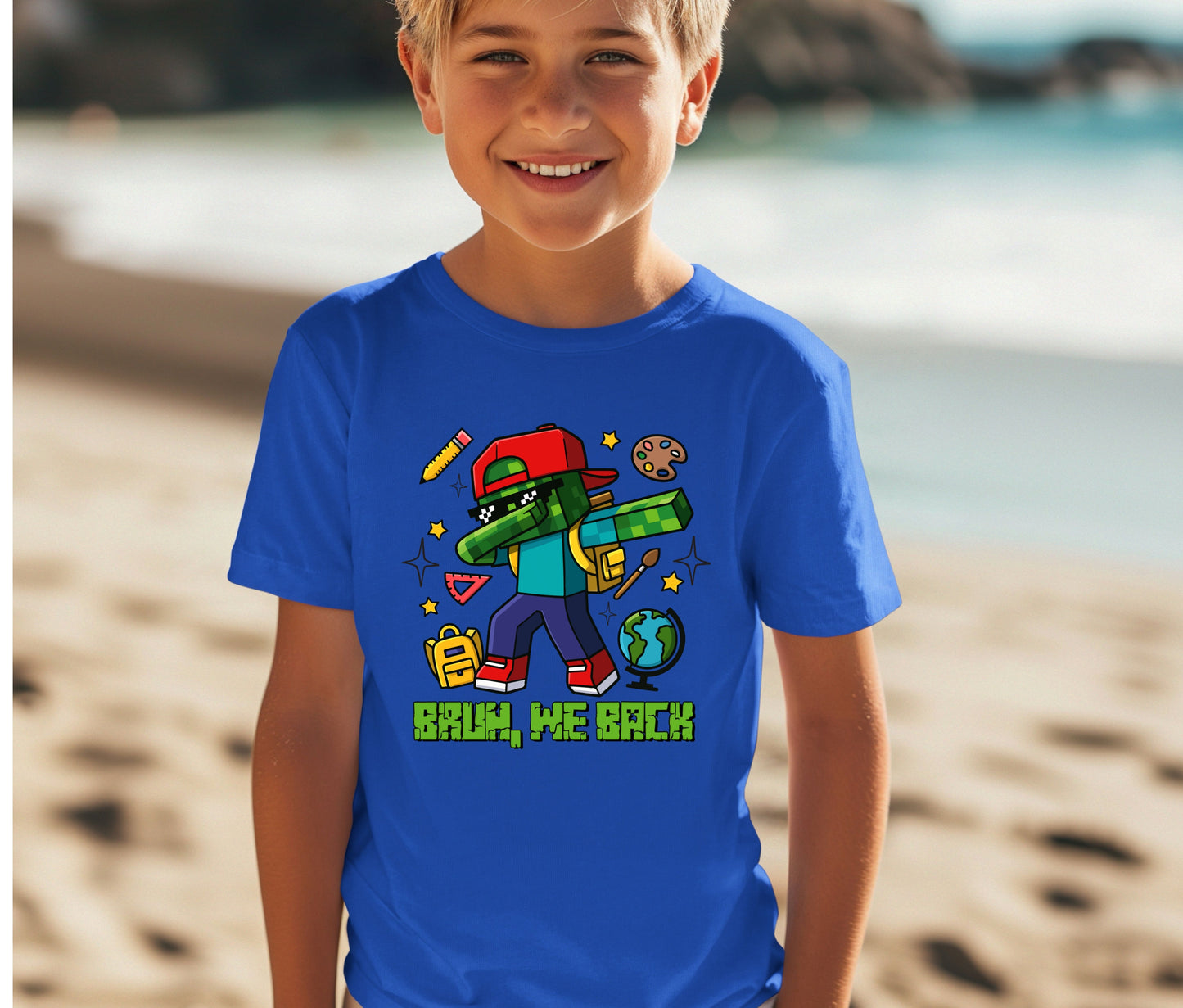 Back to School Shirt for Kids – Custom Name Tee | First Day of School Outfit | Preschool & Kindergarten Shirt | Custom Kids T-Shirt