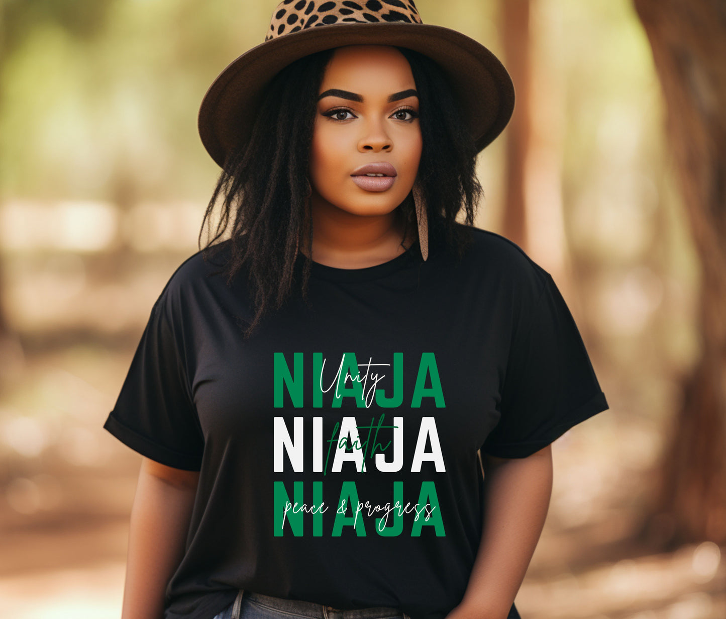 Nigerian Independece Day Shirt , Naija to the World T-Shirt, Nigerian Pride Shirt | African Heritage Tee | Green White Green Nigeria Flag Shirt | Unisex Naija Culture Tee