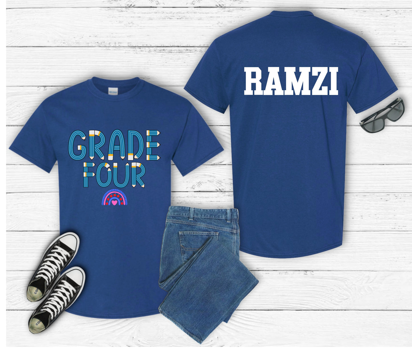 Personalized Back to School Shirt for Kids – Custom Name Tee | First Day of School Outfit | Preschool & Kindergarten Shirt | Custom Kids T-Shirt