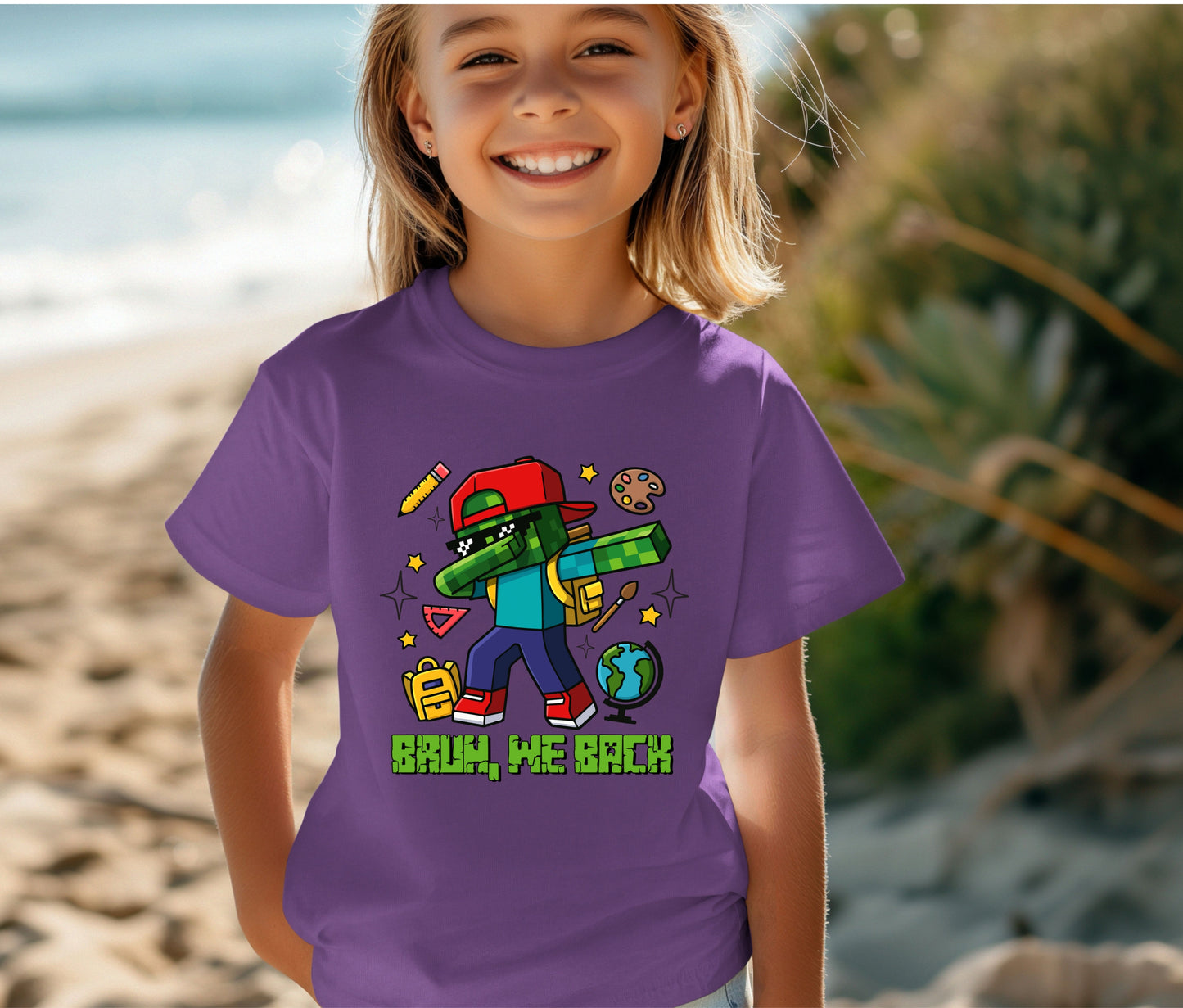 Back to School Shirt for Kids – Custom Name Tee | First Day of School Outfit | Preschool & Kindergarten Shirt | Custom Kids T-Shirt