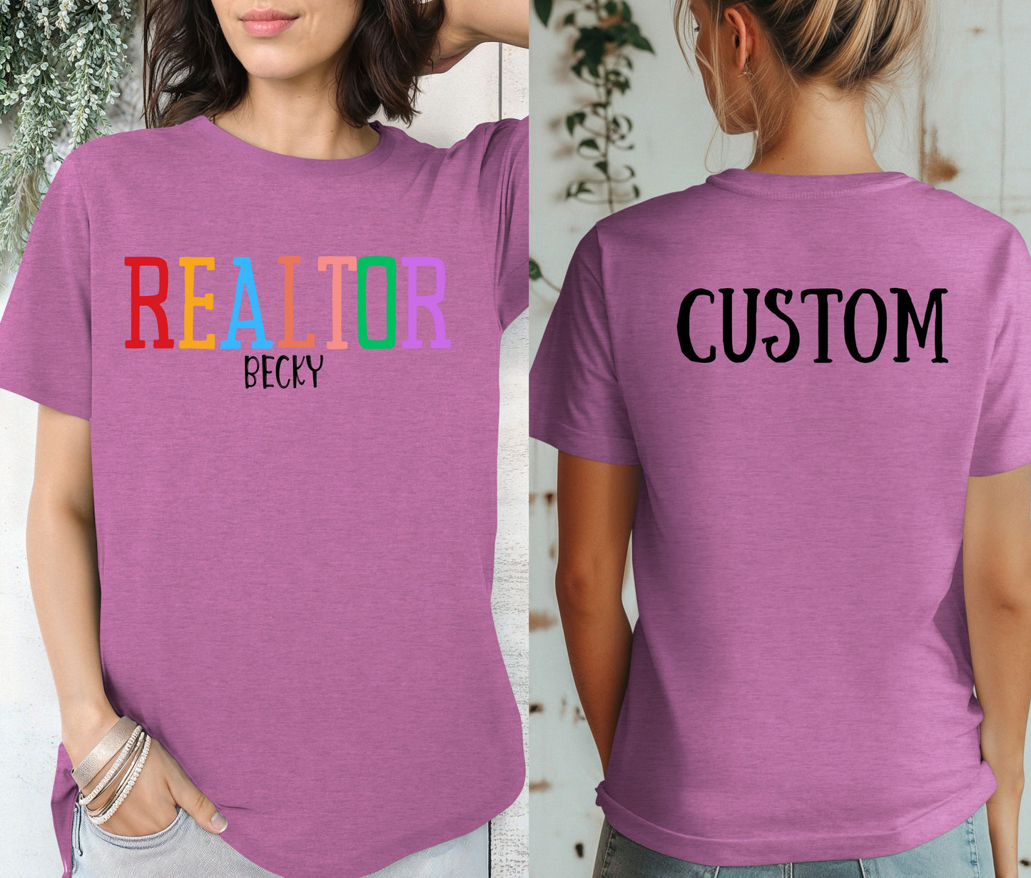 Realtor Shirt, Real Estate Shirt Gift For Realtor, Personalized Realtor T-Shirt, Custom Realtor Life Shirts, Real Estate Agent Gift T-Shirts