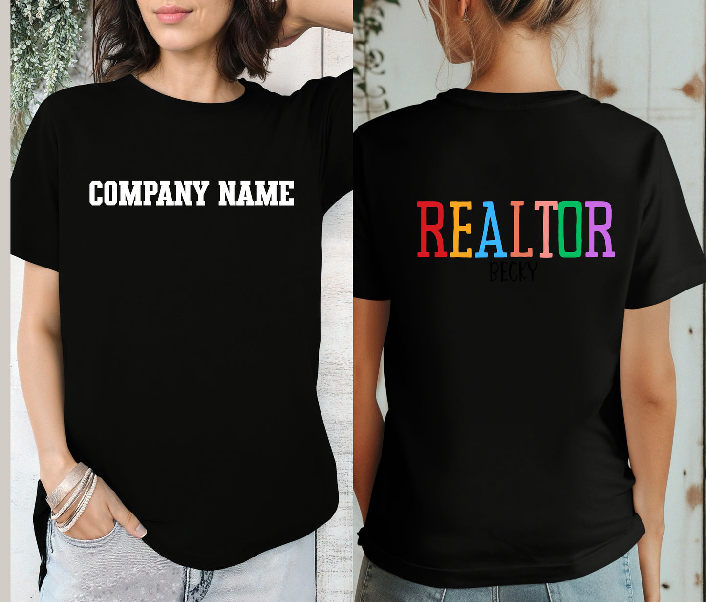 Realtor Shirt, Real Estate Shirt Gift For Realtor, Personalized Realtor T-Shirt, Custom Realtor Life Shirts, Real Estate Agent Gift T-Shirts