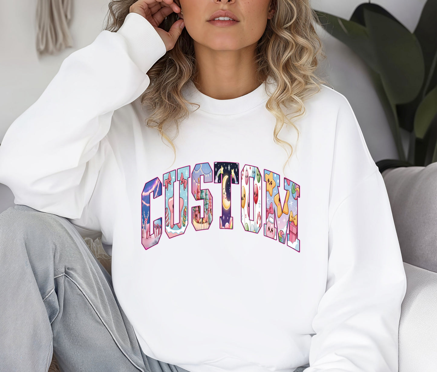 Custom Word Art Shirt β Personalized Name Shirt with Fun Letter Design, Gift for Teachers, Kids, Family, and Friends, Matching Custom T-Shirt