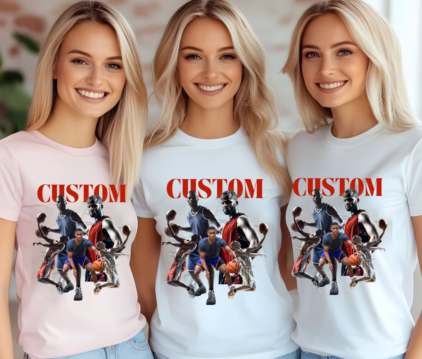 Custom Basketball Player Shirt | Personalized Sports Team Tee | Men’s Athletic Graphic Shirt | Basketball Gift for Players & Fans