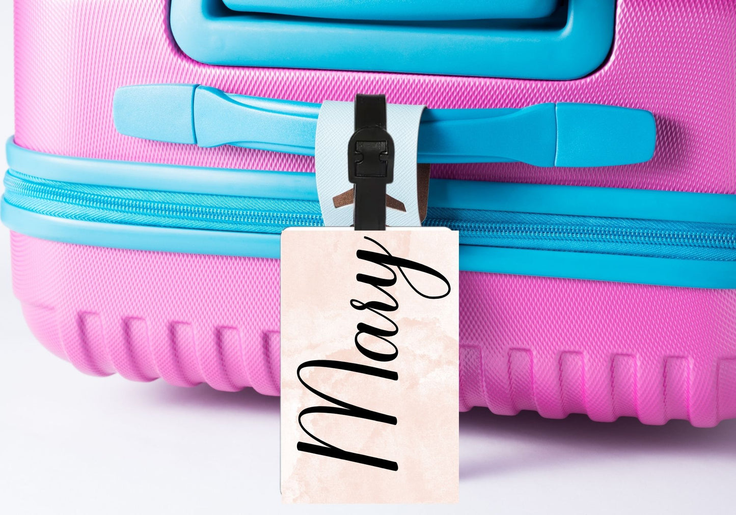 ✈️ Personalized Double-Sided Luggage Tag – Perfect for Travel, Backpacks & Bags
