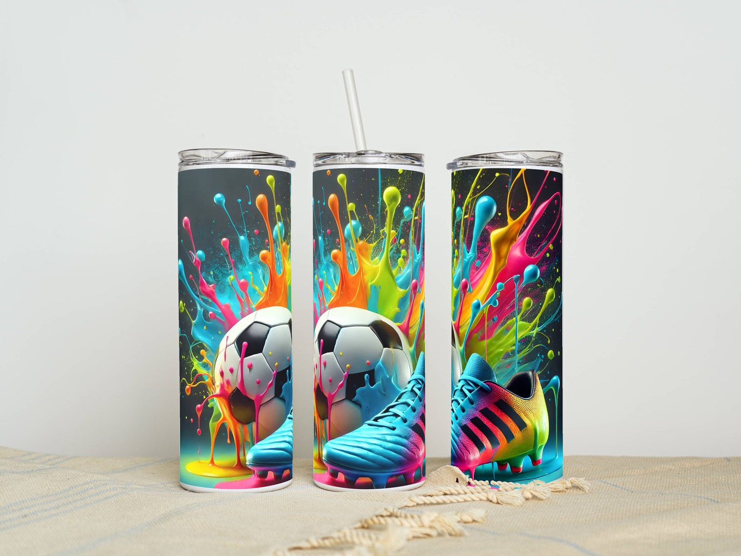 20oz Stainless Steel Tumbler – Insulated Travel Mug with Lid & Straw | Customizable | Hot & Cold Drinkware | Gift for Him, Her, or Kids