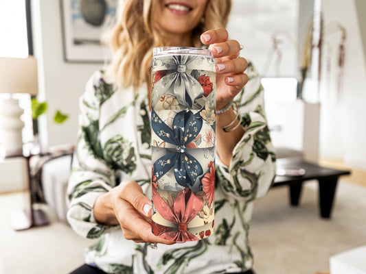 20oz Slim Tumbler - Sublimation blanks with straw Customizable