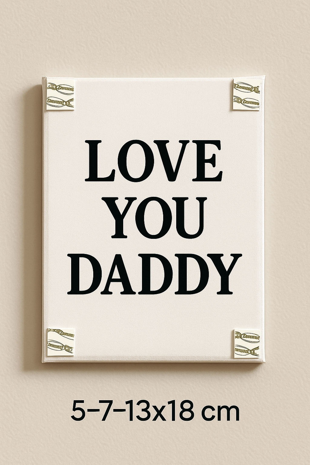 Versatile 5x7 Adhesive Picture Frame – Stick-On Wall Art Frame for Photos, Notes, Kids Art | Flat Back Wall Frame | No Nails Needed | 13x18 cm