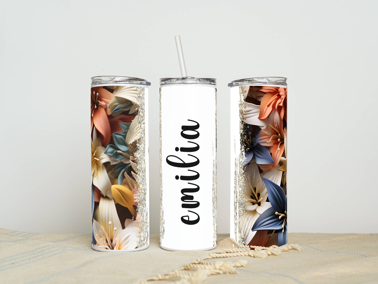 20oz Stainless Steel Tumbler – Insulated Travel Mug with Lid & Straw | Customizable | Hot & Cold Drinkware | Gift for Him, Her, or Kids