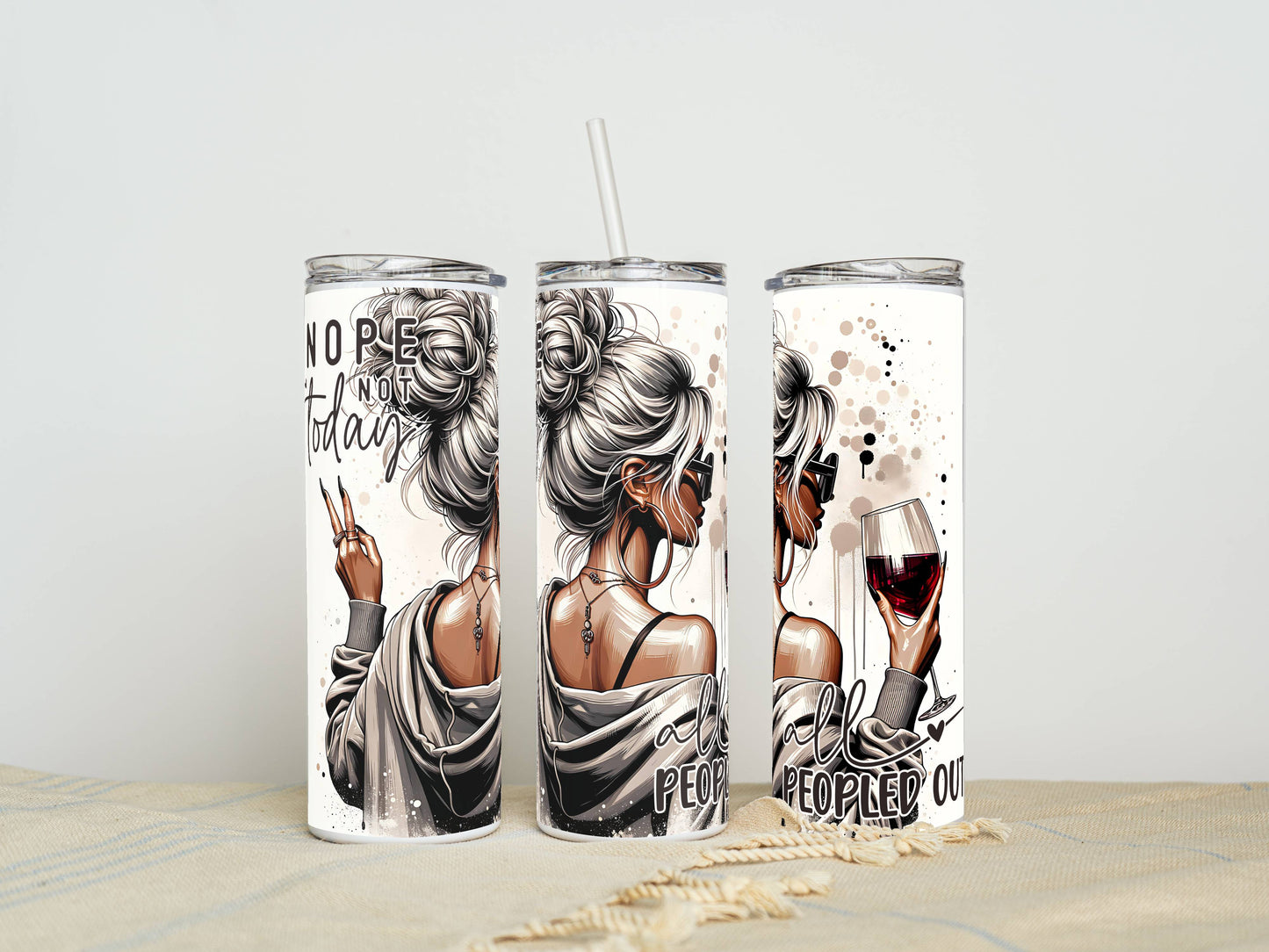 20oz Stainless Steel Tumbler – Insulated Travel Mug with Lid & Straw | Customizable | Hot & Cold Drinkware | Gift for Him, Her, or Kids