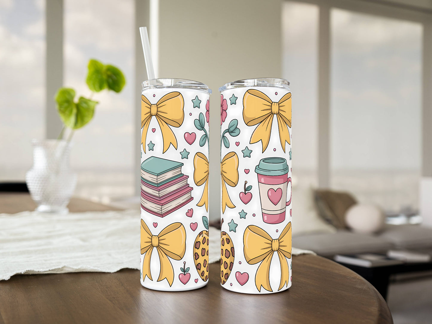 20oz Stainless Steel Tumbler – Insulated Travel Mug with Lid & Straw | Customizable | Hot & Cold Drinkware | Gift for Him, Her, or Kids