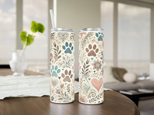 20oz Stainless Steel Tumbler – Insulated Travel Mug with Lid & Straw | Customizable | Hot & Cold Drinkware | Gift for Him, Her, or Kids