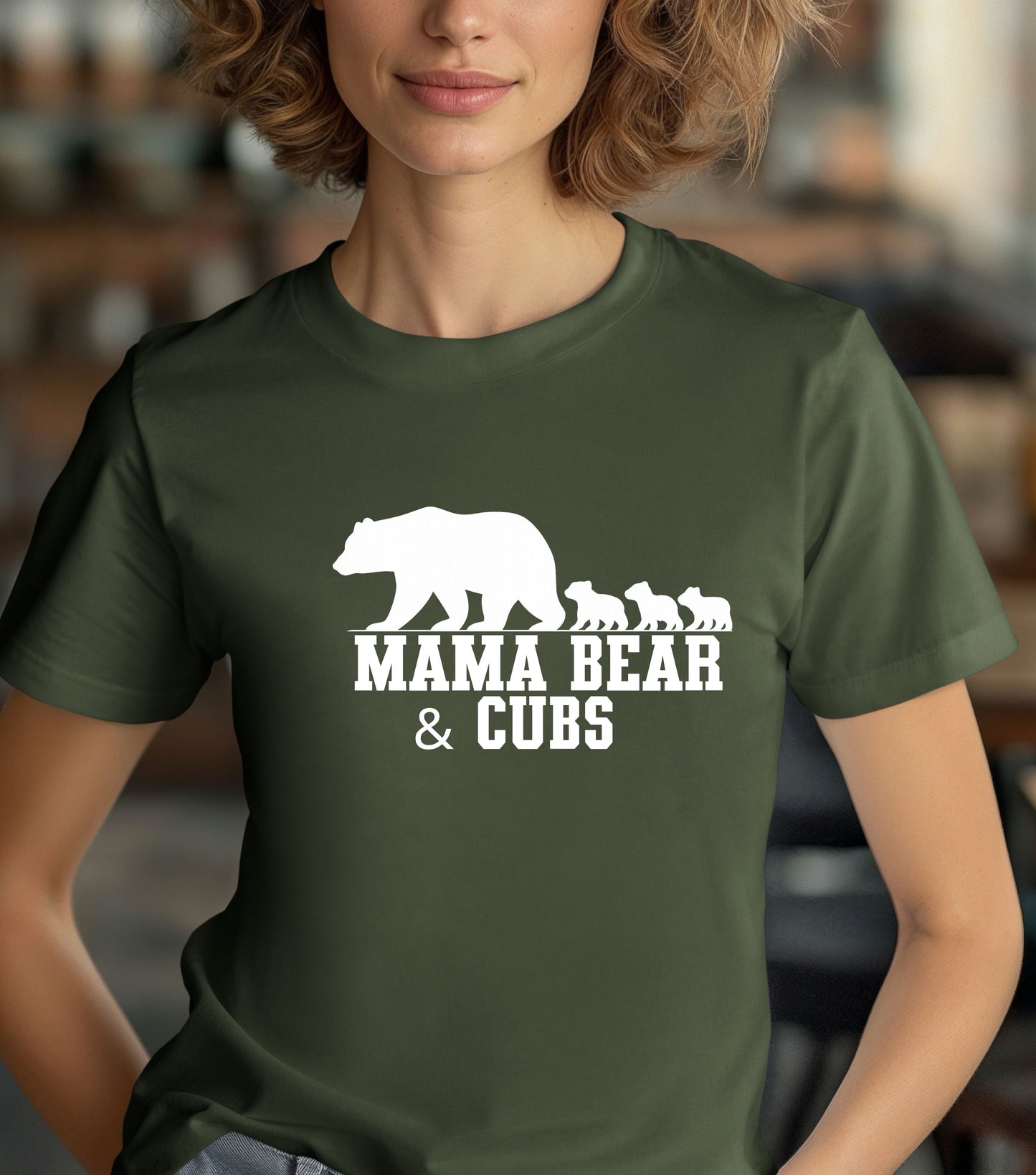 Mama Bear and Cubs  – Custom Matching Family Shirts – Mother’s Day & Father’s Day Gift Idea