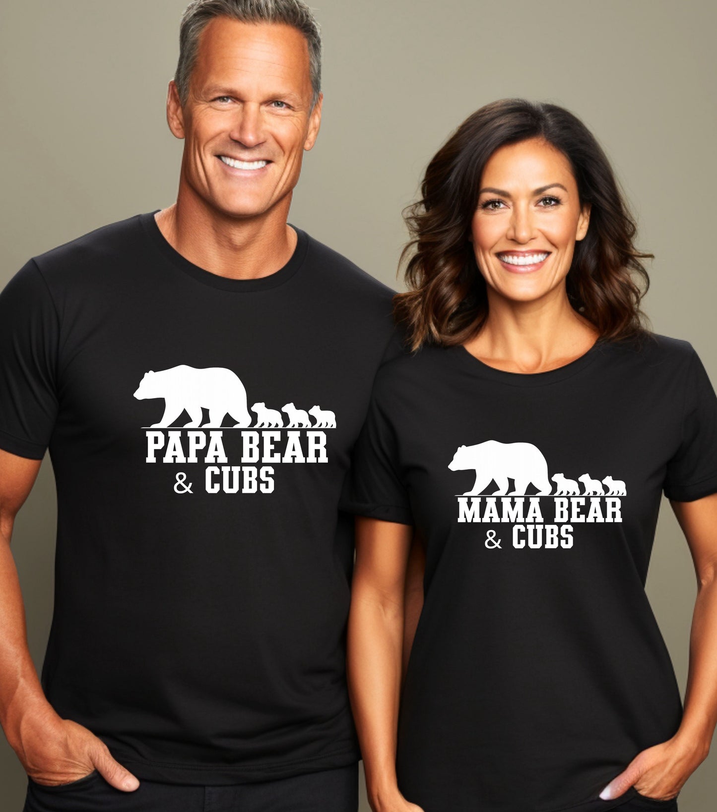 Mama Bear and Cubs  – Custom Matching Family Shirts – Mother’s Day & Father’s Day Gift Idea