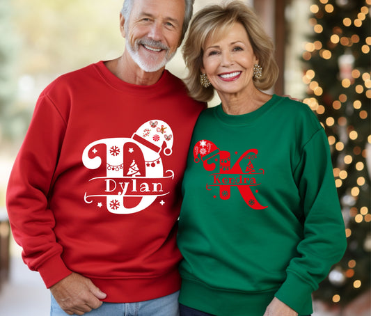 🎄Personalize Name For Each All, Christmas Shirts for Family | Matching Holiday Shirts | Personalized Family Christmas Outfits
