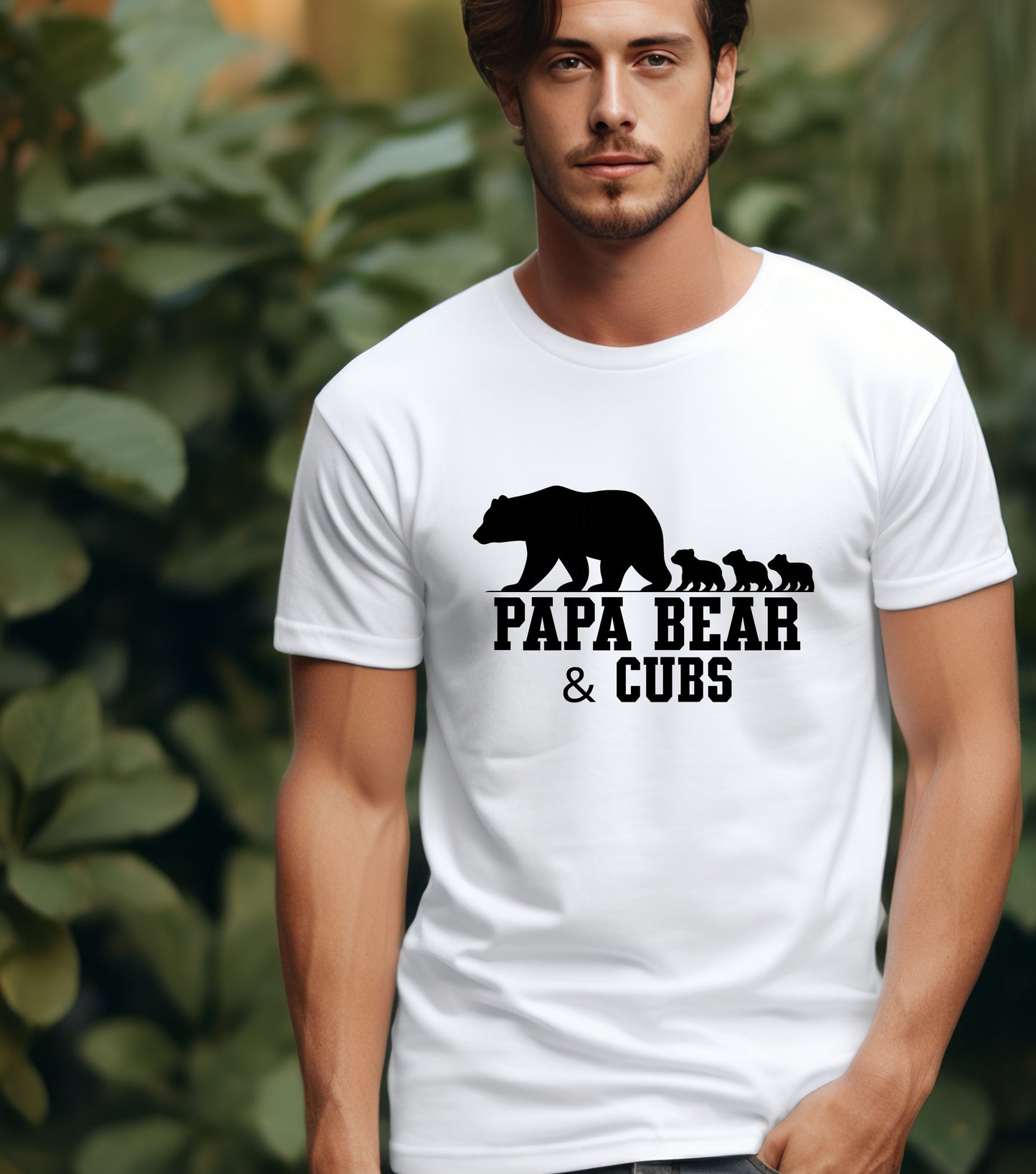 Papa Bear and Cubs  – Custom Matching Family Shirts – Mother’s Day & Father’s Day Gift Idea