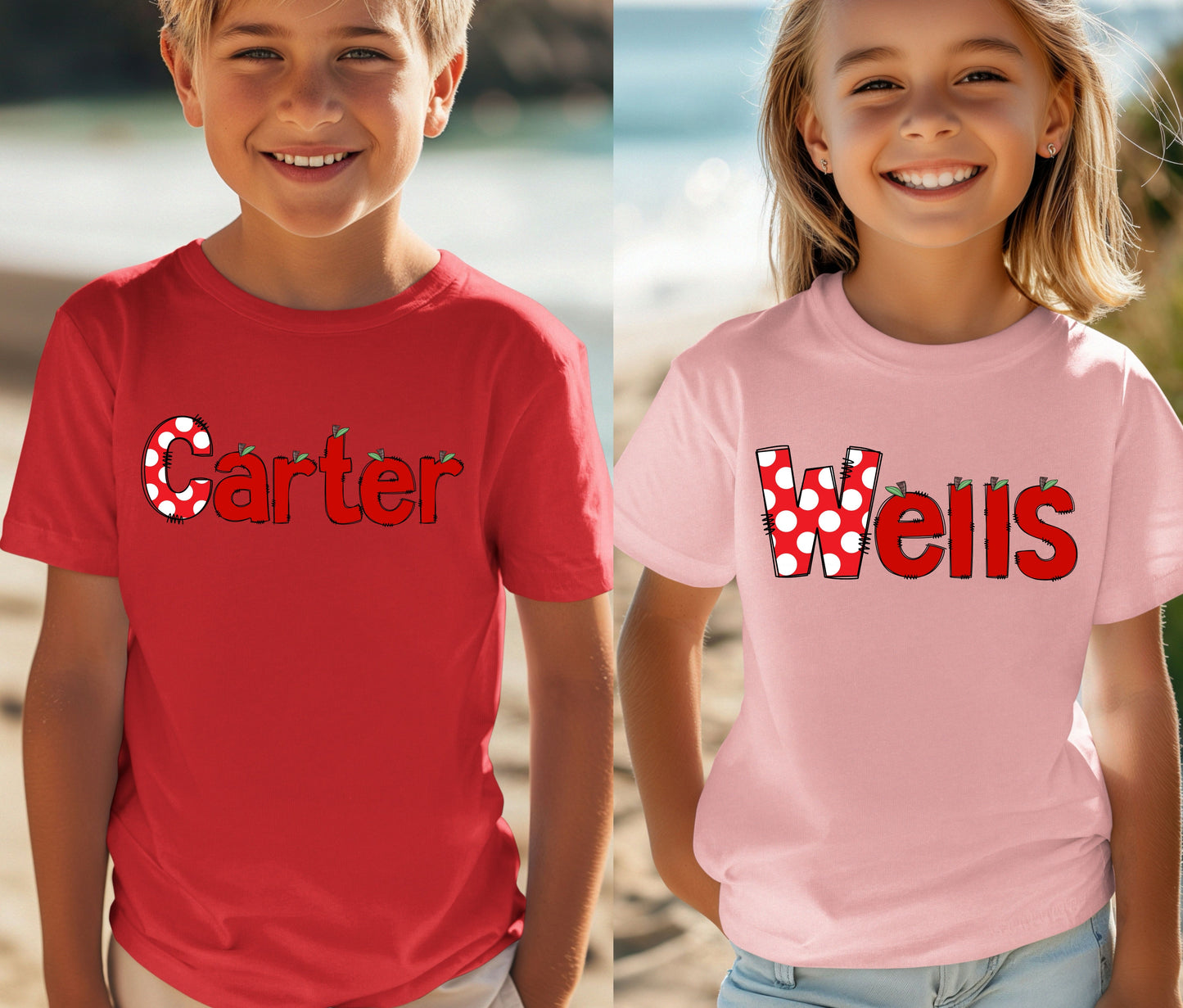 Custom Name Tee | First Day of School Outfit | Kids Shirt | Custom Kids T-Shirt