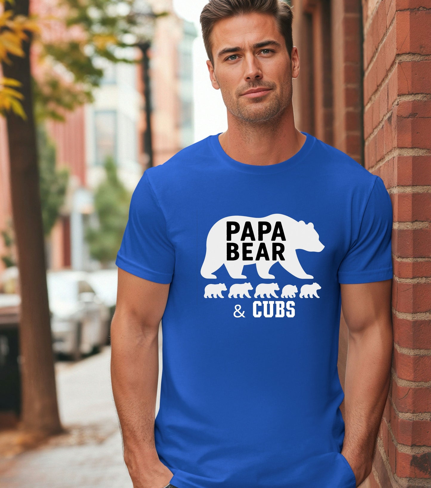 Papa Bear and Cubs  – Custom Matching Family Shirts – Mother’s Day & Father’s Day Gift Idea