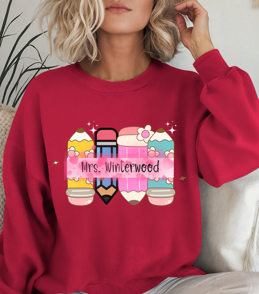 Custom Unisex Sweatshirt for teachers,  Elementary Teacher Appreciation, Cute Elementary Teacher Appreciation Gift, Teachers Sweatshirt