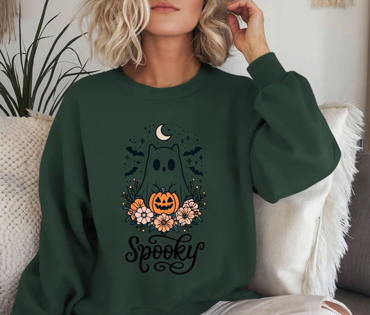 Halloween Sweatshirt, Funny Halloween Shirt, Skeleton Halloween, Ghost Halloween, Halloween Teacher Sweatshirt, Halloween Gift, Boo