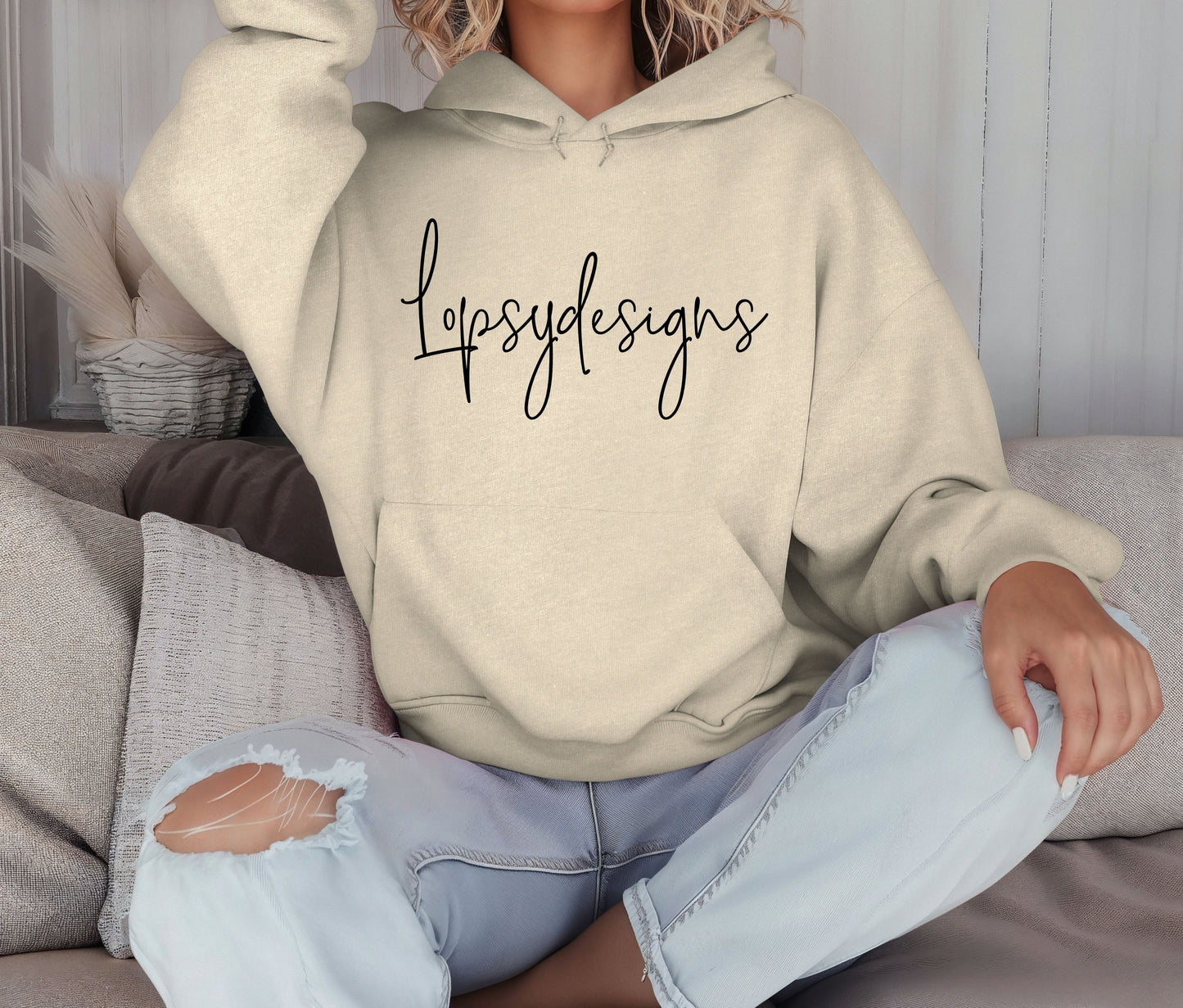 Custom Name Hoodie – Personalized Name Sweatshirt, Unisex Pullover Hoodie, Custom Text Hoodie, Personalized Gift for Him or Her