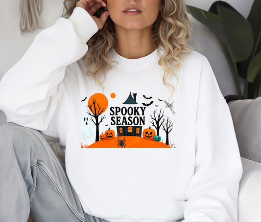 Kids Autumn Sweatshirt, Funny Halloween Shirt, Skeleton Halloween, Ghost Halloween, Halloween Teacher Sweatshirt, Halloween Gift, Boo