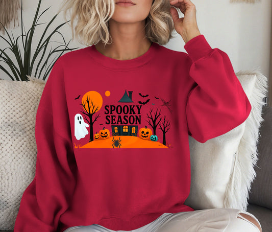 Halloween Sweatshirt, Funny Halloween Shirt, Skeleton Halloween, Ghost Halloween, Halloween Teacher Sweatshirt, Halloween Gift, Boo