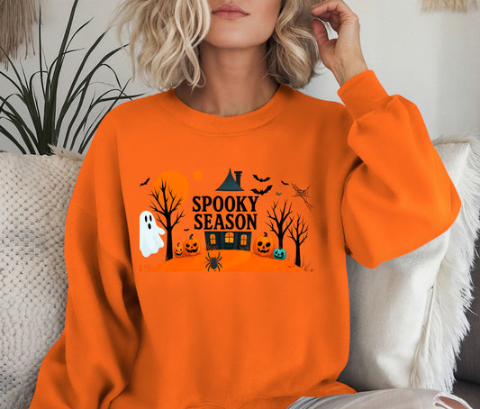 Halloween Sweatshirt, Funny Halloween Shirt, Skeleton Halloween, Ghost Halloween, Halloween Teacher Sweatshirt, Halloween Gift, Boo