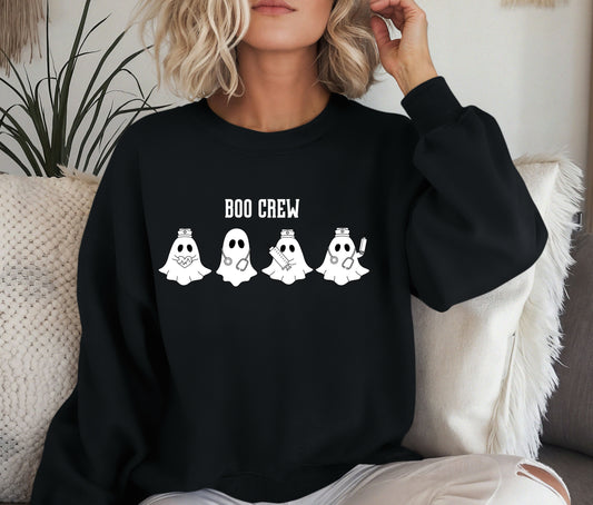 Halloween Sweatshirt, Funny Halloween Shirt, Skeleton Halloween, Ghost Halloween, Halloween Teacher Sweatshirt, Halloween Gift, Boo