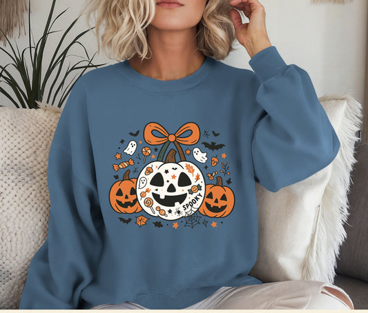 Spooky Halloween Sweatshirt, Halloween Sweatshirt, Halloween Gift, Lover Sweatshirt
