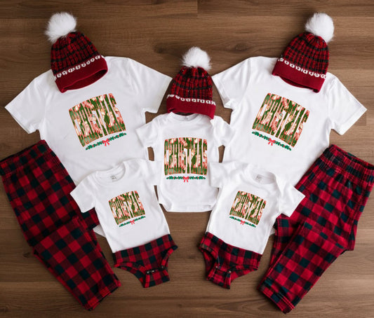 🎄 Custom Christmas Shirts for Family | Matching Holiday Shirts | Personalized Family Christmas Outfits