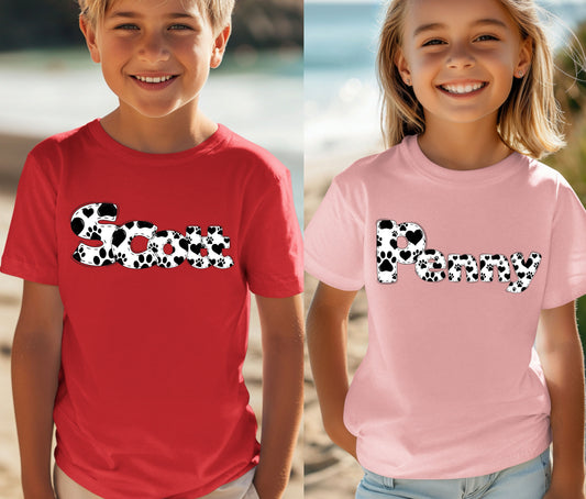 Custom Name Tee | First Day of School Outfit | Kids Shirt | Custom Kids T-Shirt