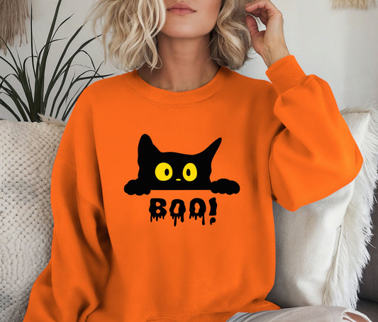 Halloween Sweatshirt, Funny Halloween Shirt, Skeleton Halloween, Ghost Halloween, Halloween Teacher Sweatshirt, Halloween Gift, Boo (Copy)